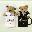 GANZ Bride & Groom Bears In Mugs Set 